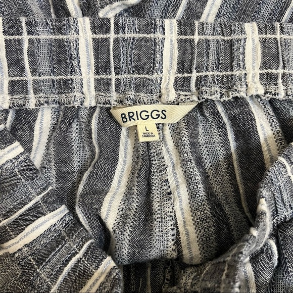Briggs Linen Blend Striped Pants - Picture 6 of 6